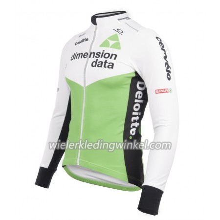 Wielershirt 2018 Dimension Data Dames N001 Lange Mouw